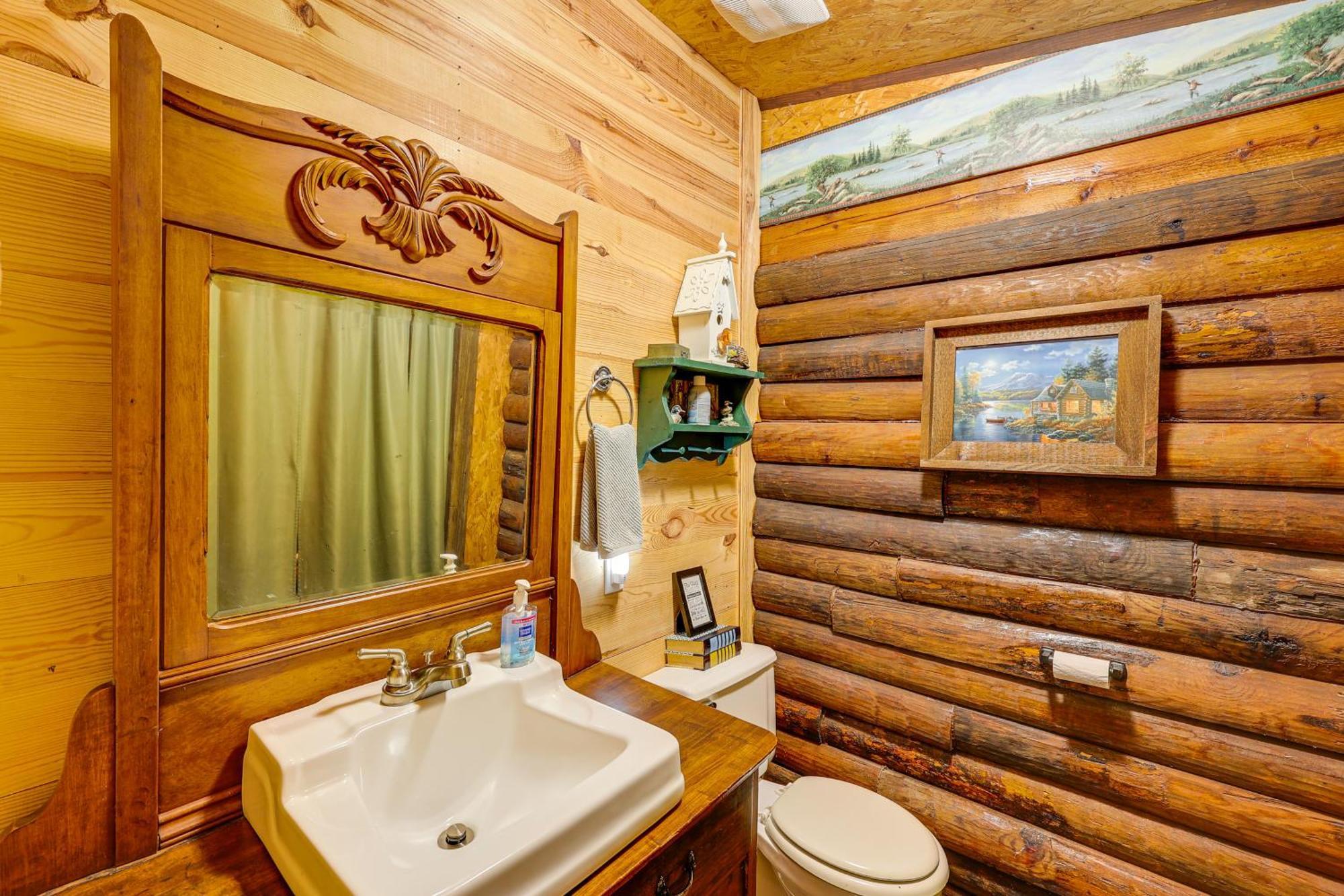 Arkansas Log Cabin Rental Near Lake Greeson! Mount Moriah Ngoại thất bức ảnh