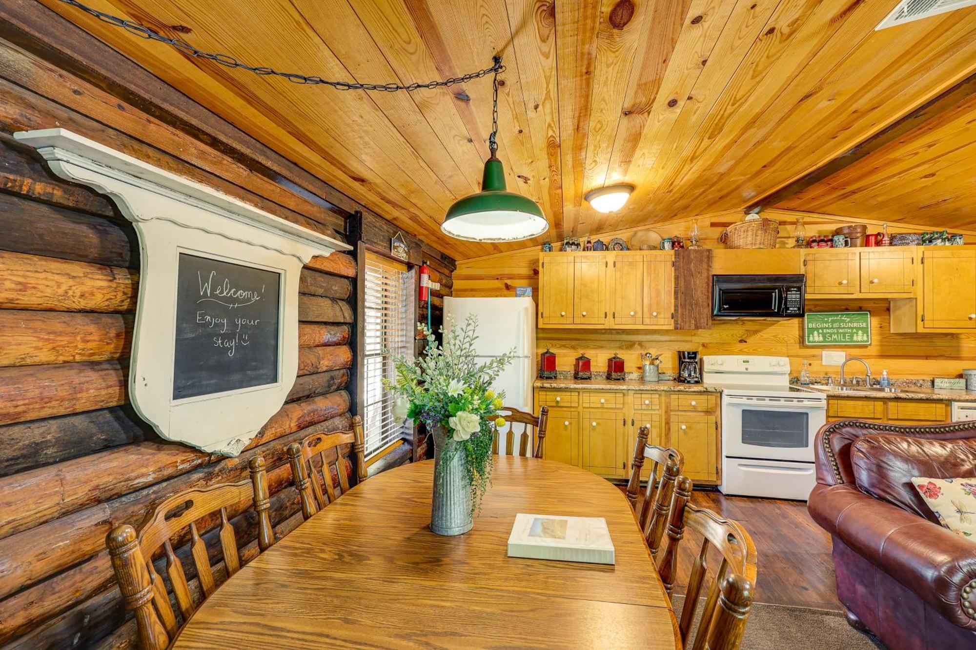 Arkansas Log Cabin Rental Near Lake Greeson! Mount Moriah Ngoại thất bức ảnh